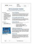 servo module datasheet