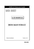 LCD Display Datasheet