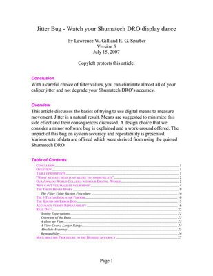 Rick Sparber Unofficial Documentation